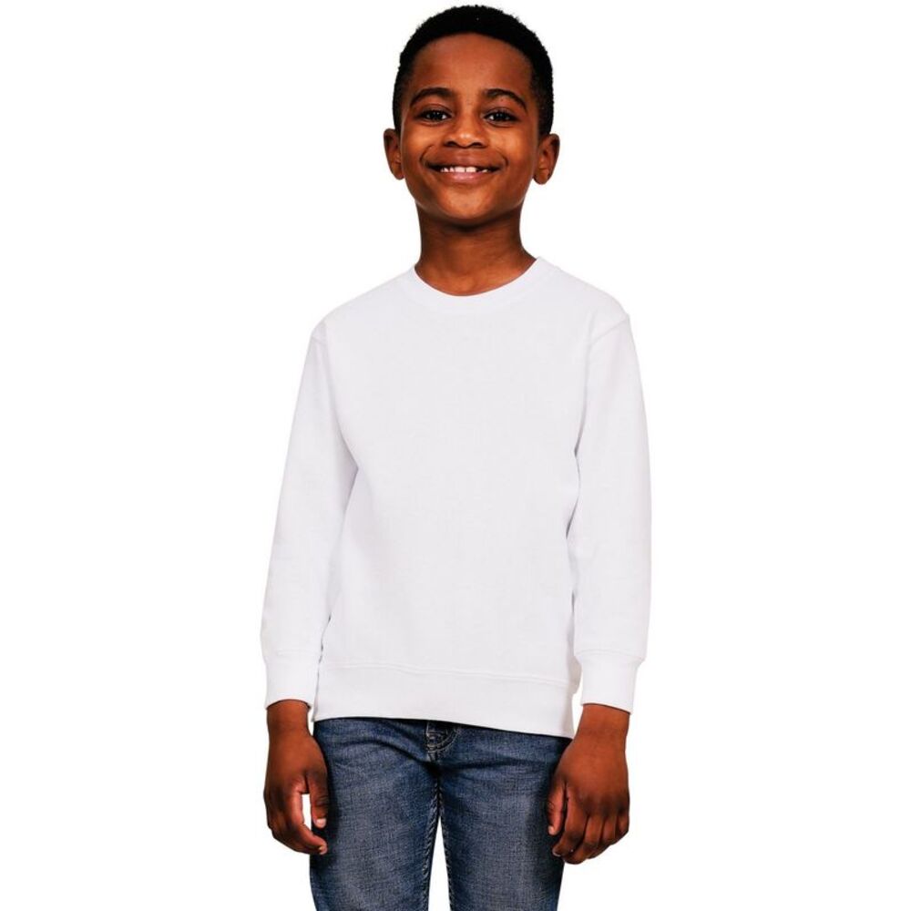Casual Classics Childrens/Kids Blended Ringspun Cotton Sweatshirt / White